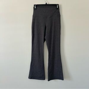 Quince Ultra Soft Cropped Mini Flare Bootcut Leggings 26in M Heather Charcoal